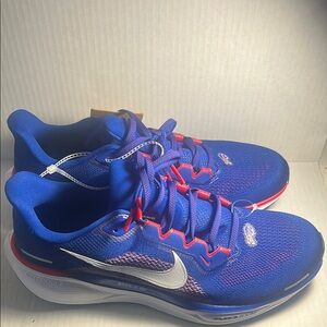 Nike Mens 10.5 NFL Buffalo Bills Pegasus 41 Road Running Shoes Blue